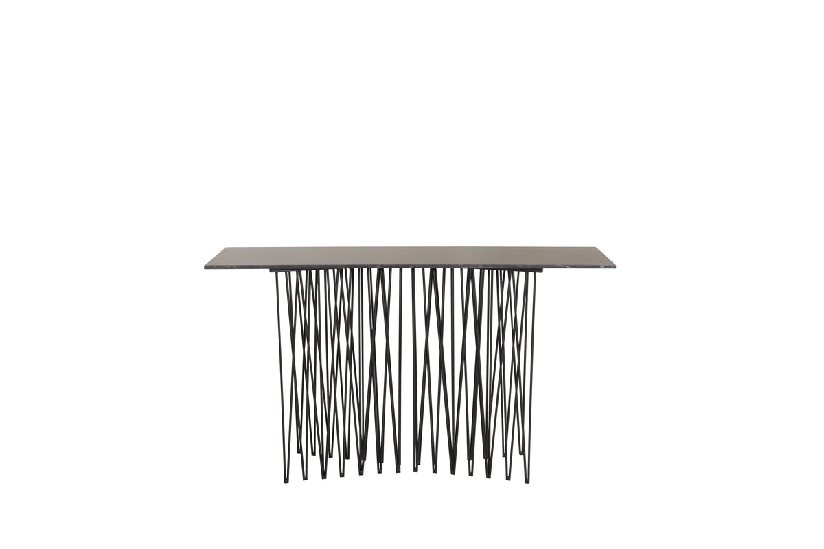Stone Side Table – Black