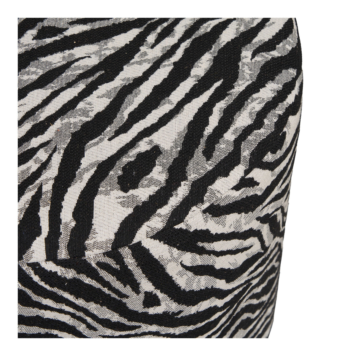Kimberley Pouf - Black / White