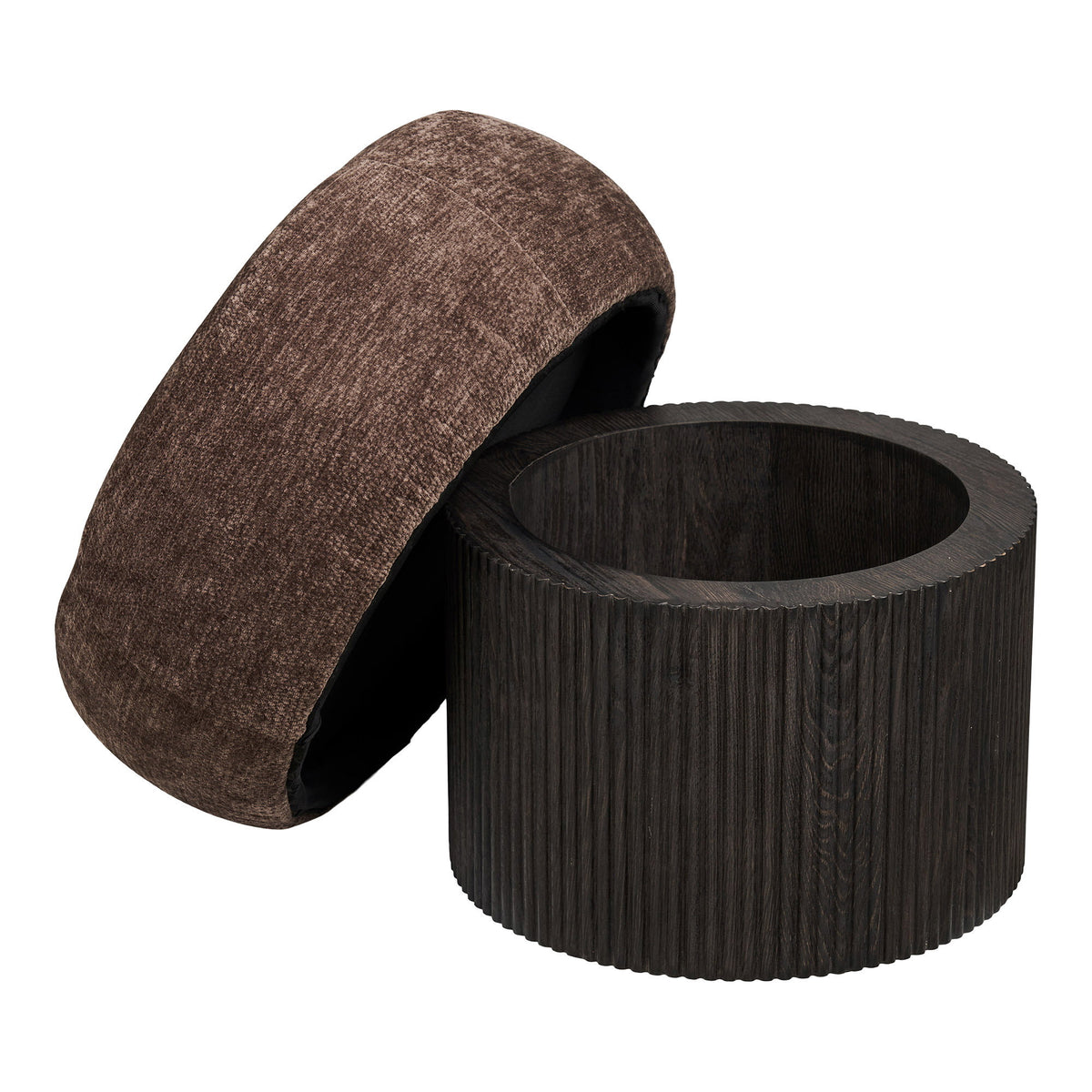 Christchurch Pouf - Dark Brown