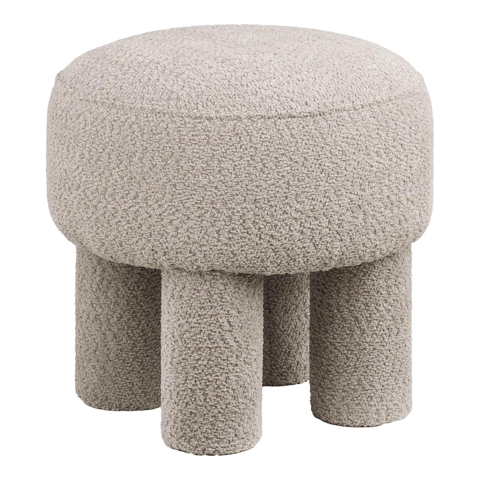 Canberra Pouf - Pouf, light grey ø43x43 cm, HN1258