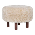Inverness Pouf - Pouf, light brown ø50x33 cm, HN1260