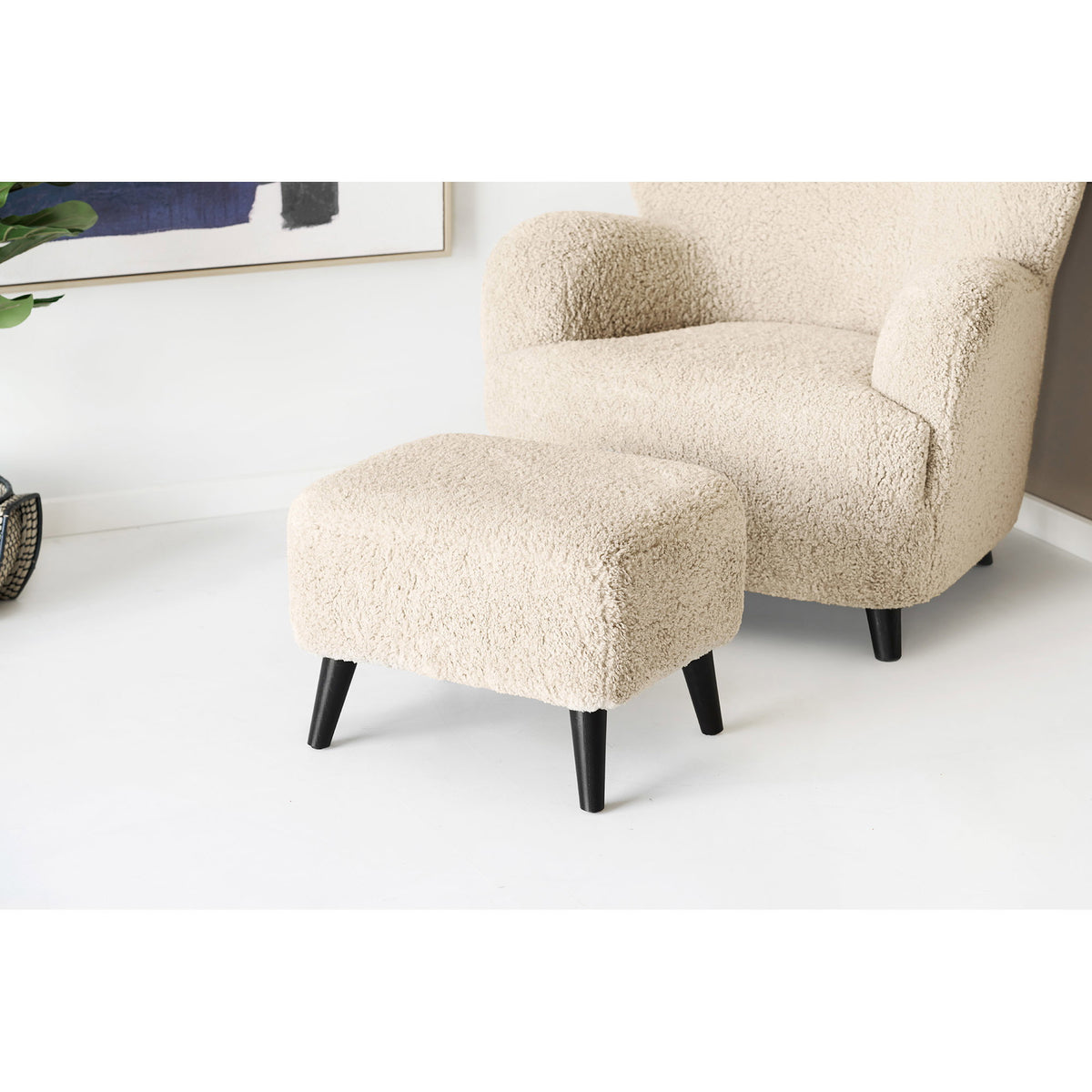 Lunaro Pouf - Light Brown