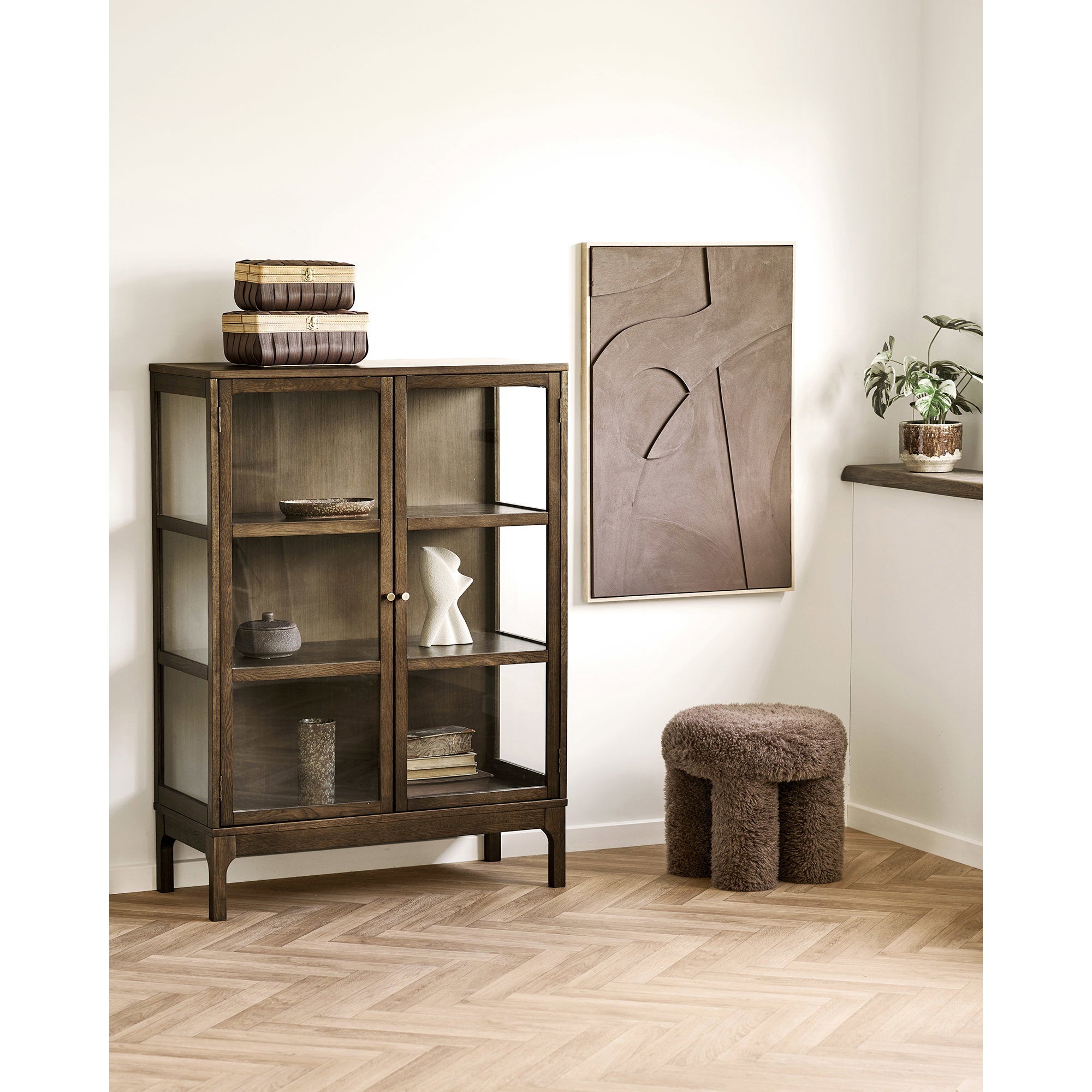 Gisborne Pouf - Brown