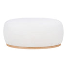 Manhattan Pouf - Pouf, teddy, white 54,5x88,5x36 cm, HN1235