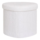 Medford Pouf - Pouf, teddy, white, HN1310 42,5x36,5 cm