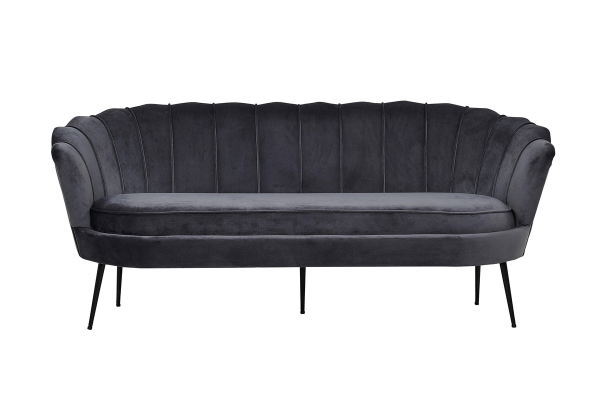 Calais 3-Seat Sofa – Dark Grey
