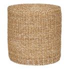 Rivera Pouf - Pouf, seagrass/cotton, natural ø40x40 cm