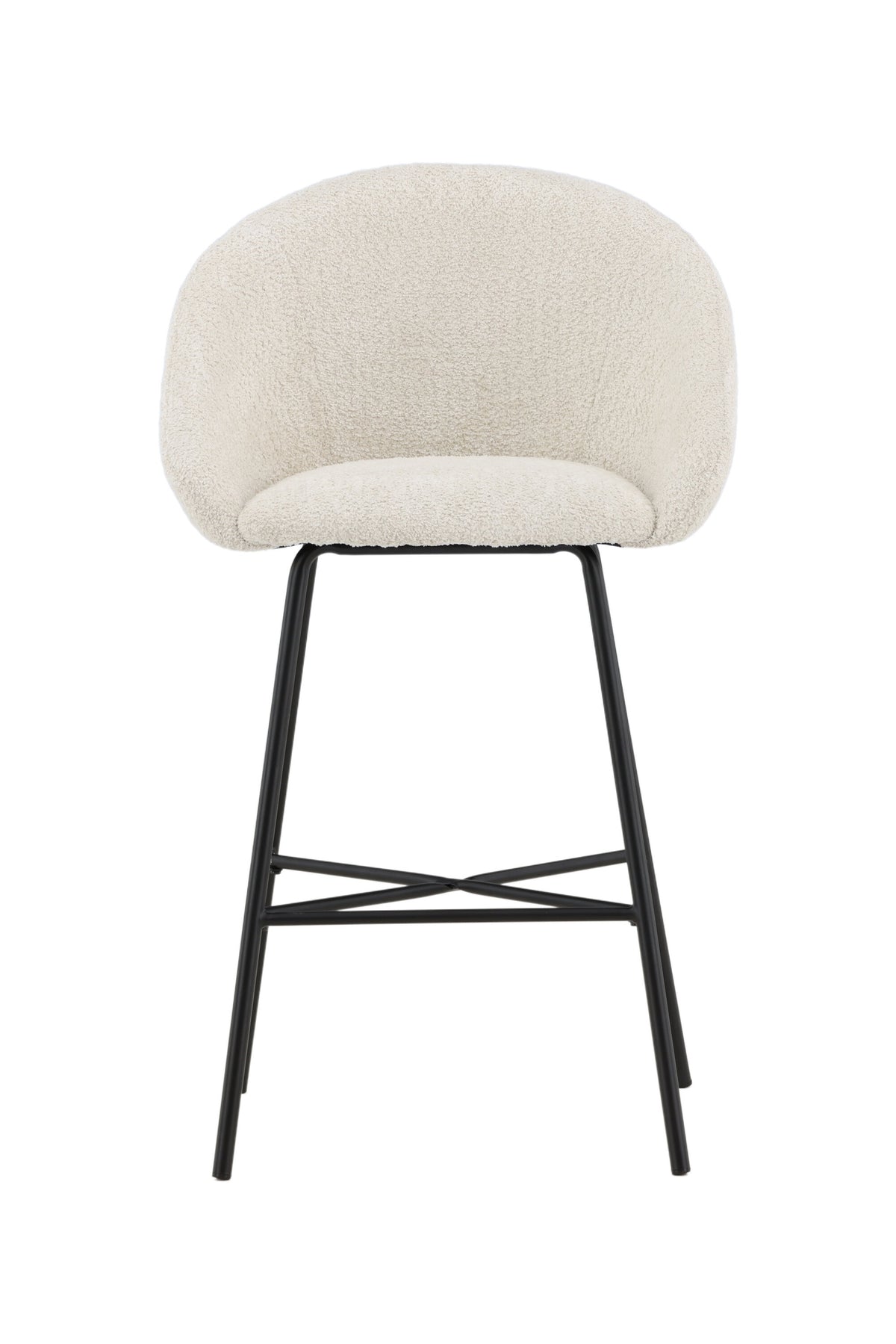 Velvet Bar Chair – White