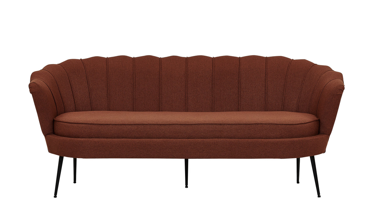 Calais 3-Seat Sofa – Red