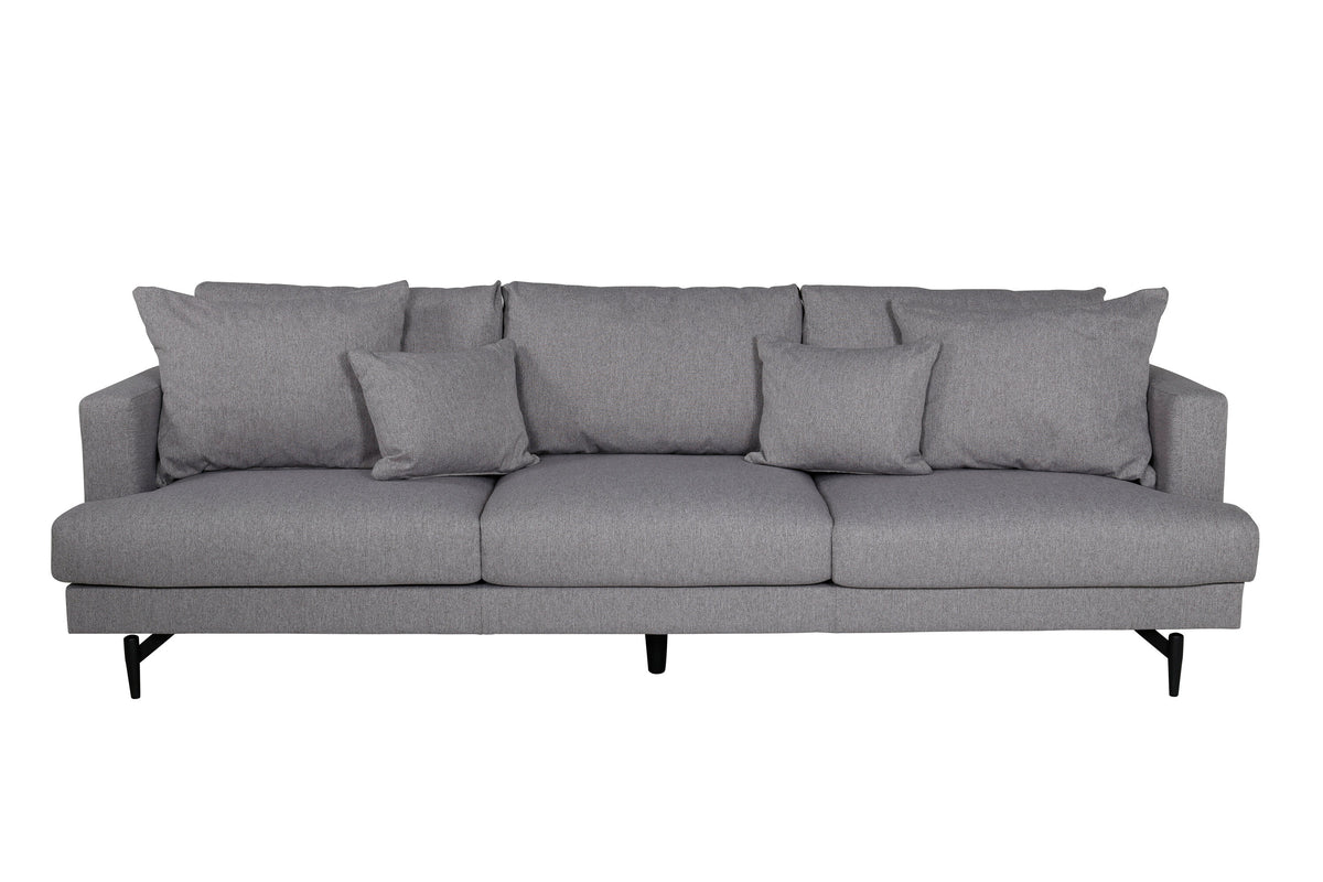 Sofia 3-Seat Sofa – Grey