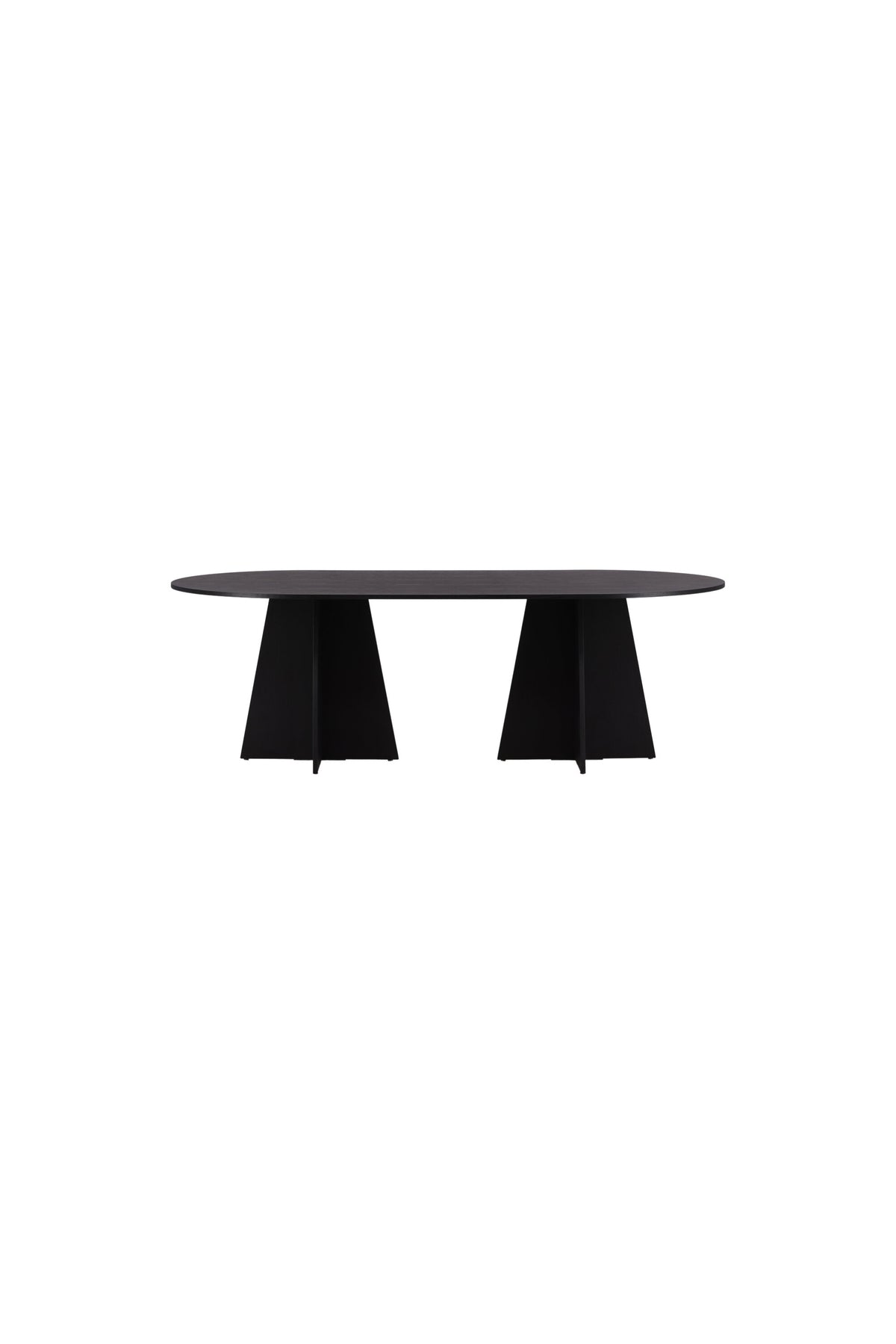 Bootcut Oval Table – Black