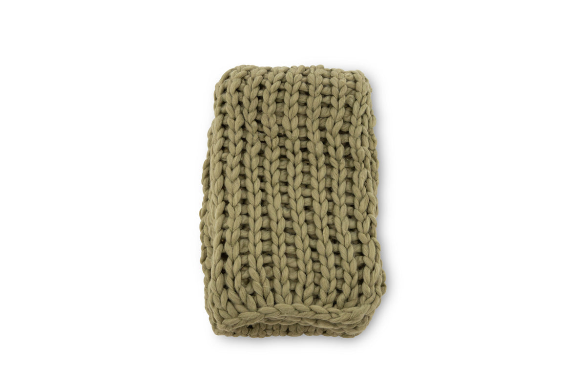 Kate Throw – Moss Green