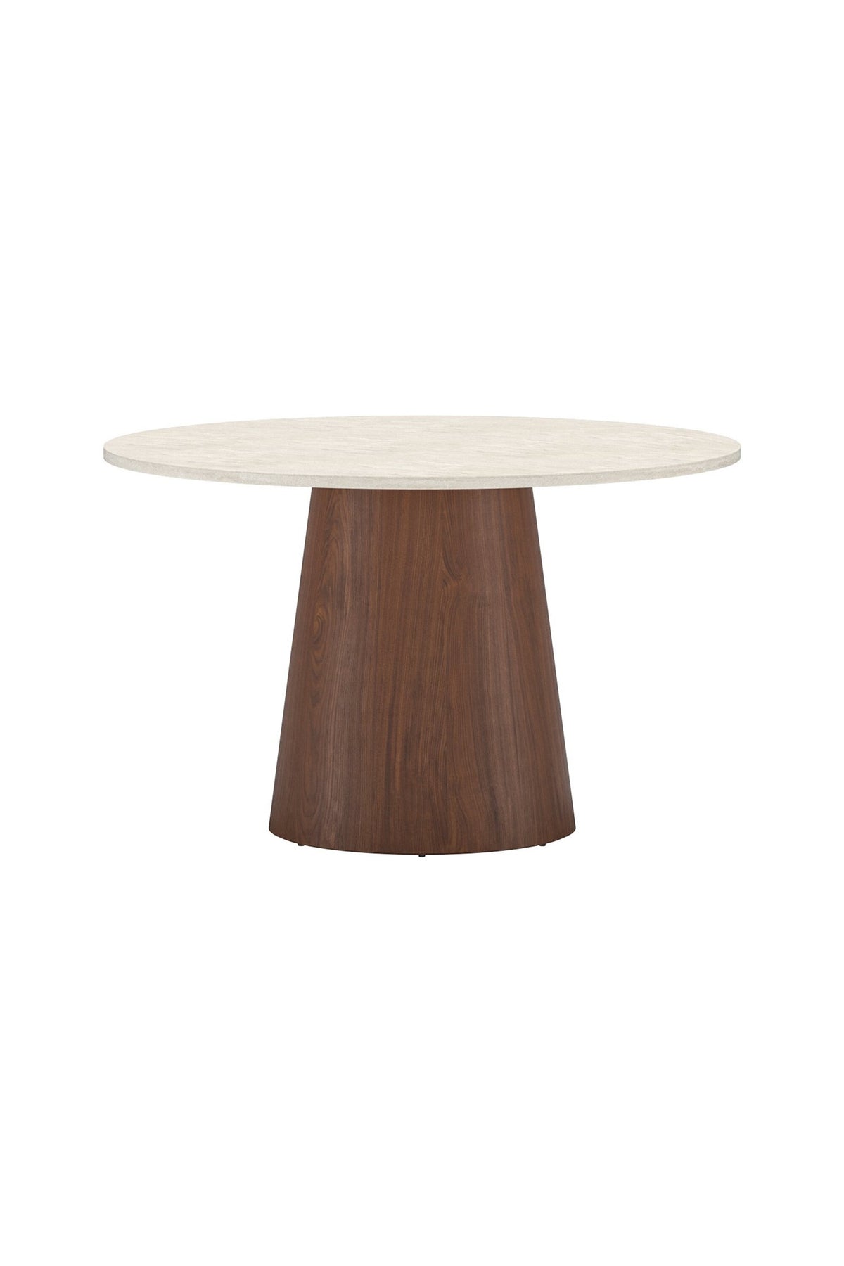 Lanzo Round Dining Table – Beige