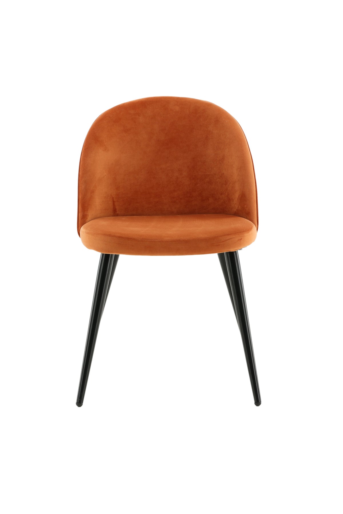 Velvet Dining Chair – Rusty Orange