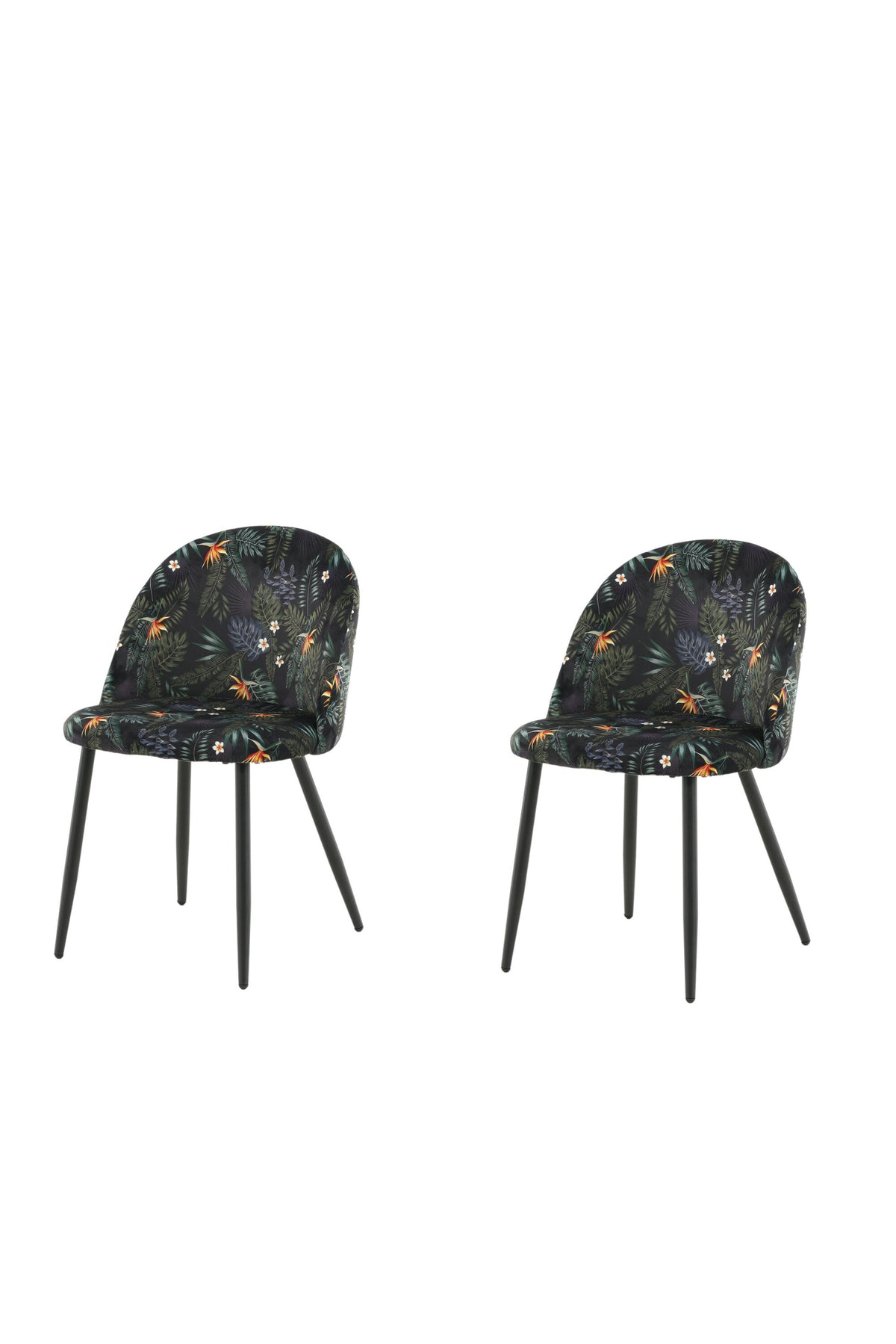 Velvet Dining Chair – Black