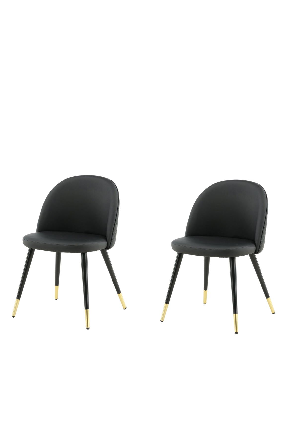Velvet Dining Chair – Black