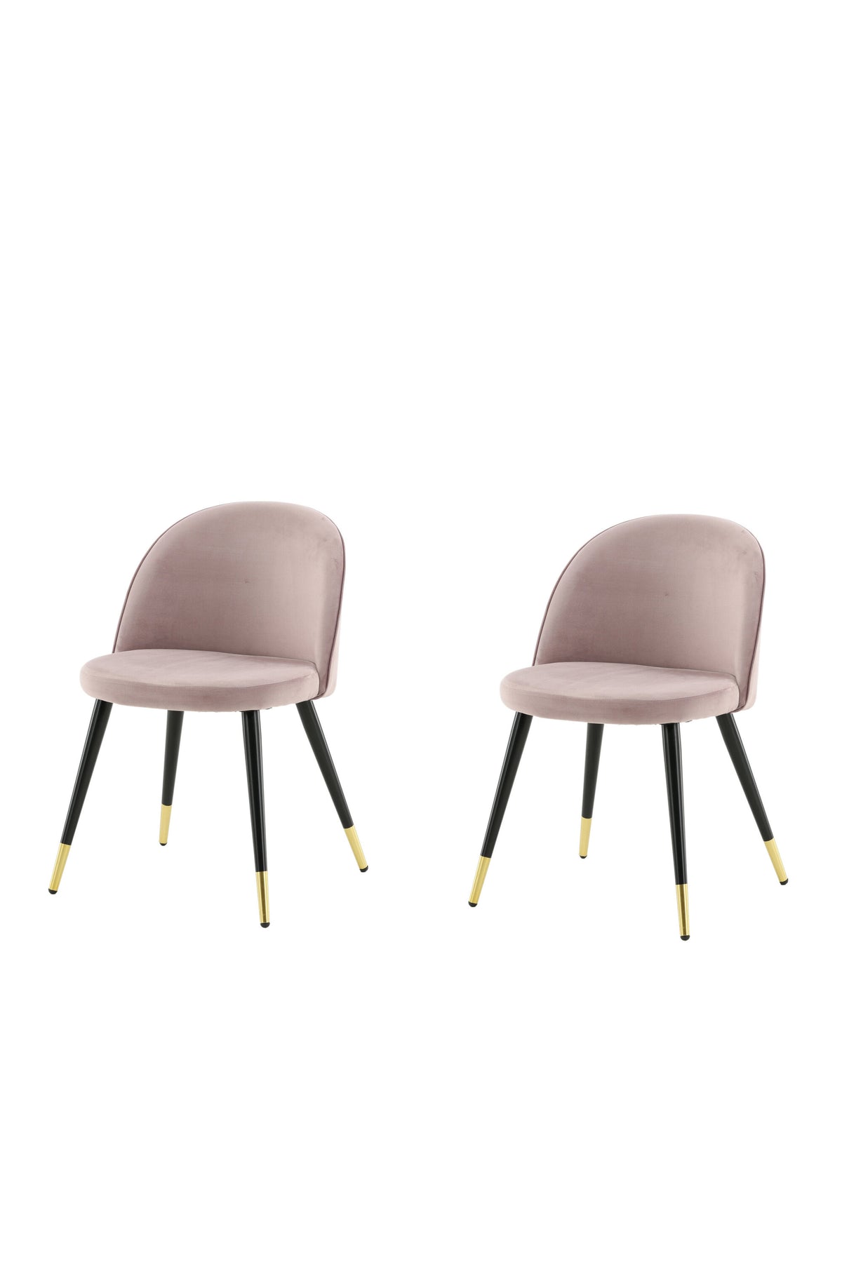 Velvet Dining Chair – Dusty Pink
