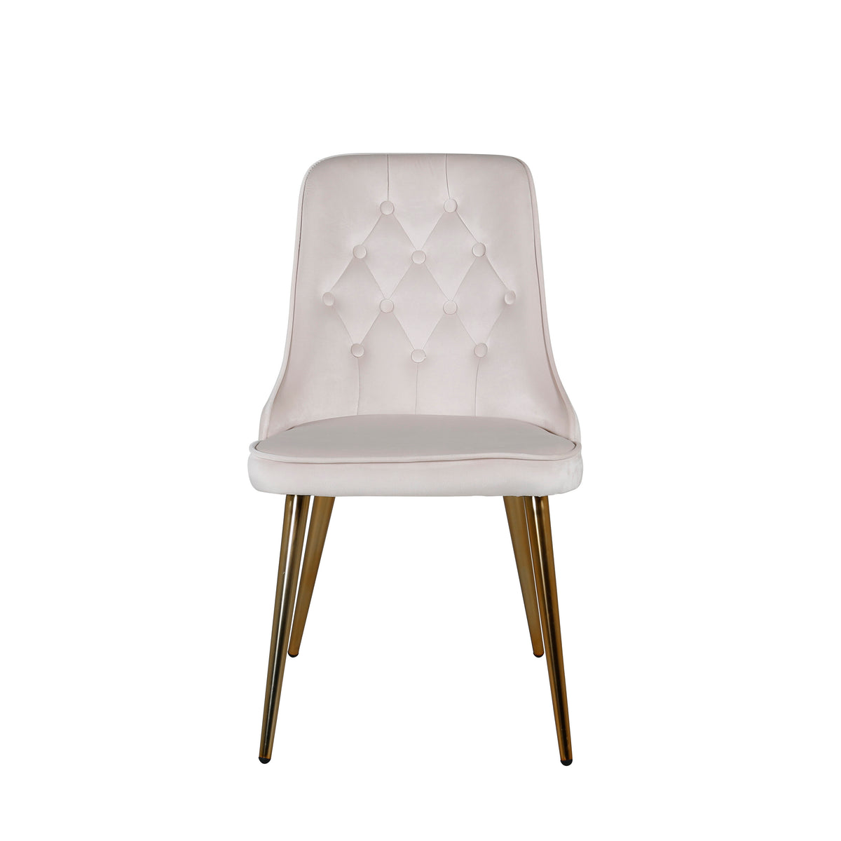 Velvet Deluxe Dining Chair – Beige