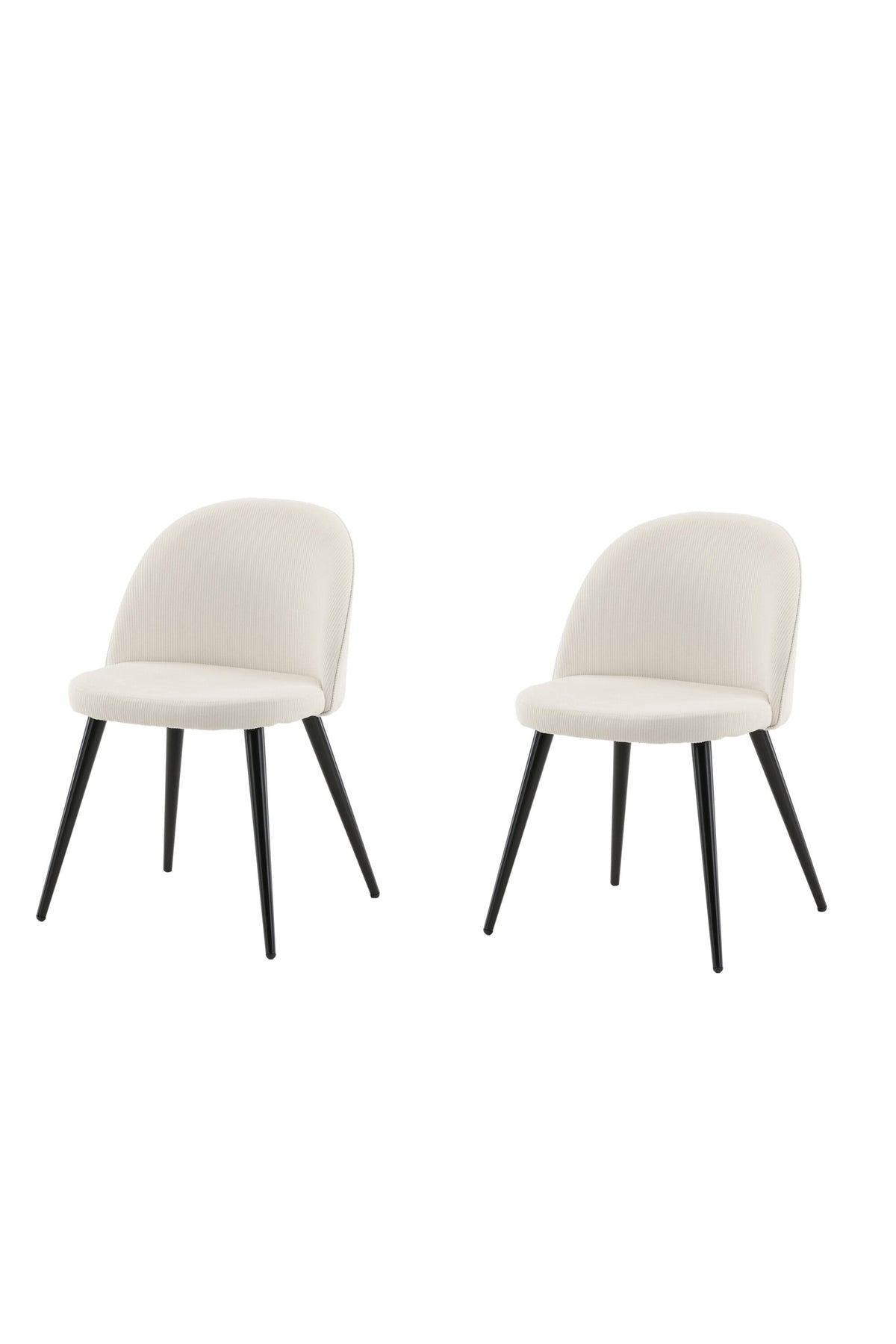 Velvet Dining Chair – Cream
