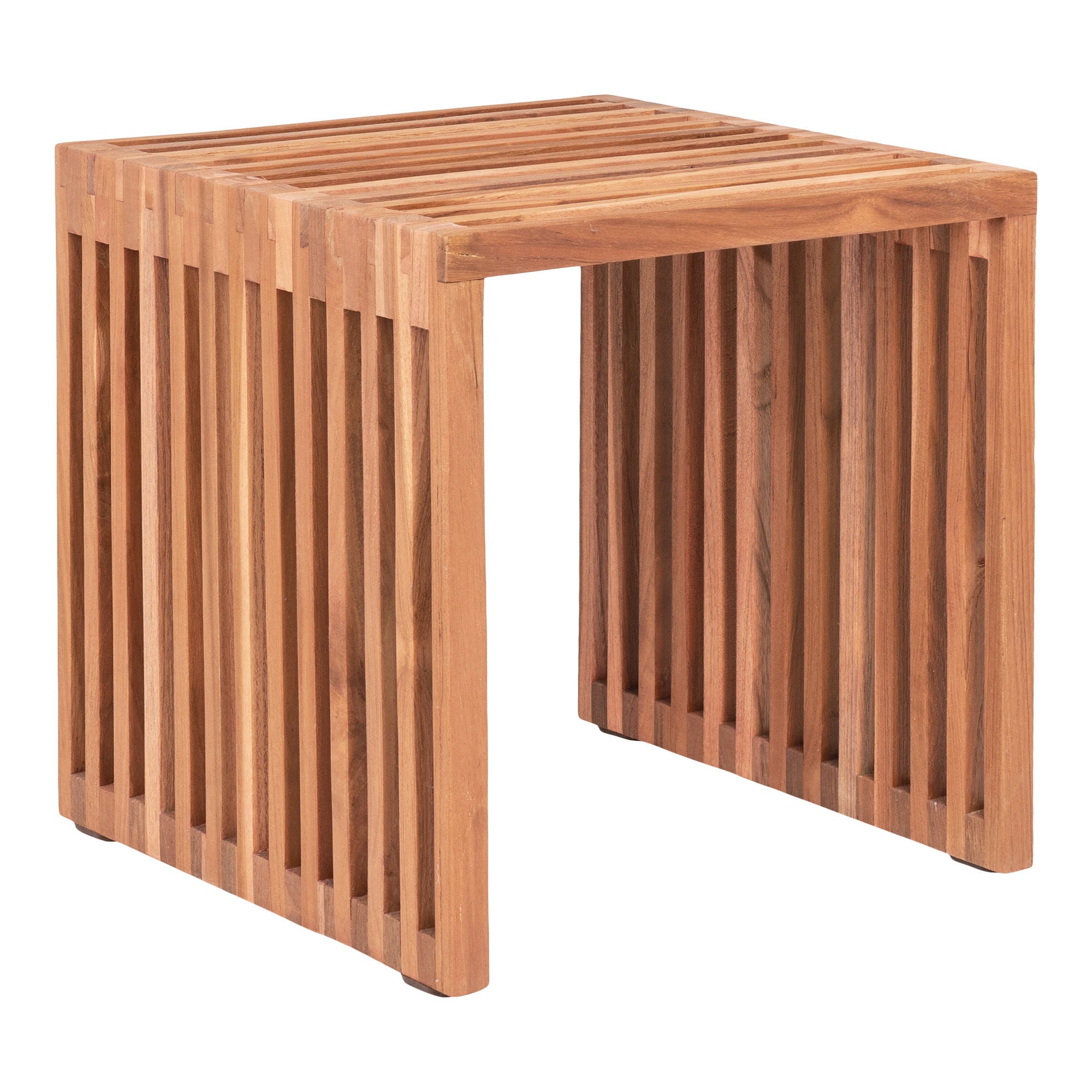 Pego Side Table - Side Table, teak, nature, 40x40x40 cm