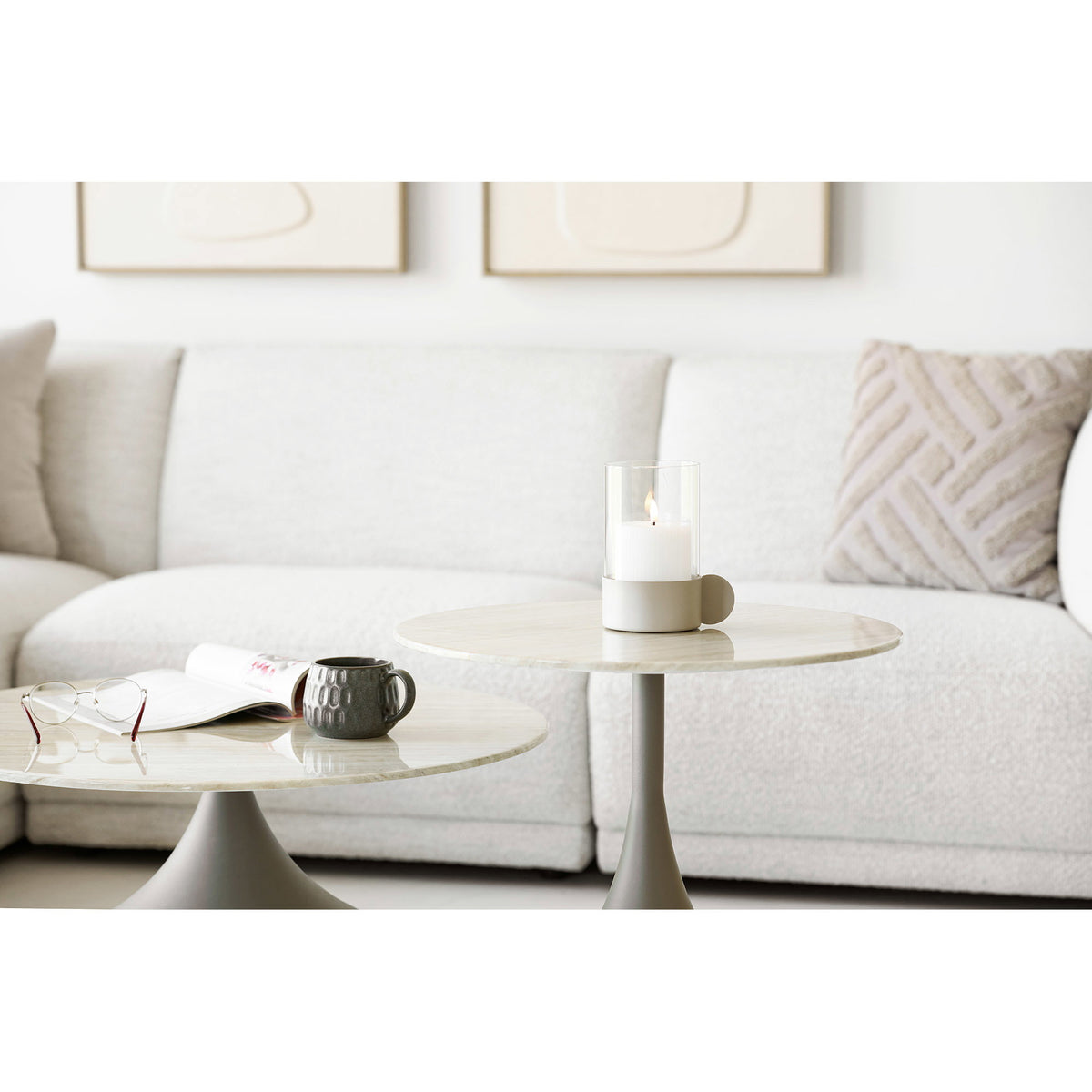 Pienza Coffee Table set of 2 - Khaki