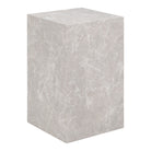 Prague Side Table - Side Table, marble look, beige 30x30x50 cm