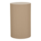 Farense Side Table - Side table, grey/beige ø30x50 cm