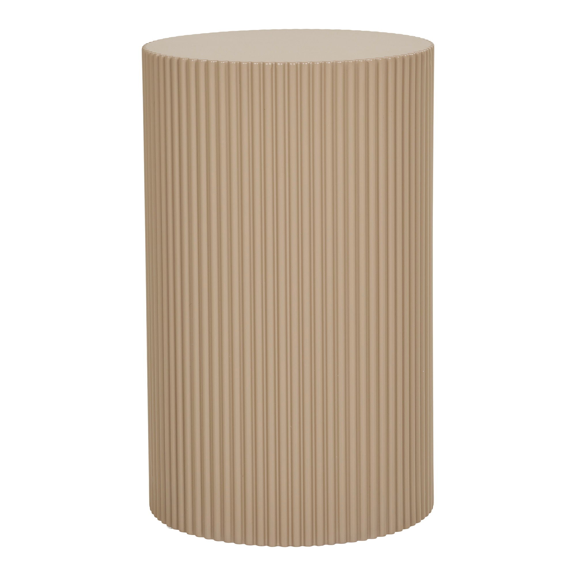 Farense Side Table - Side table, grey/beige ø30x50 cm