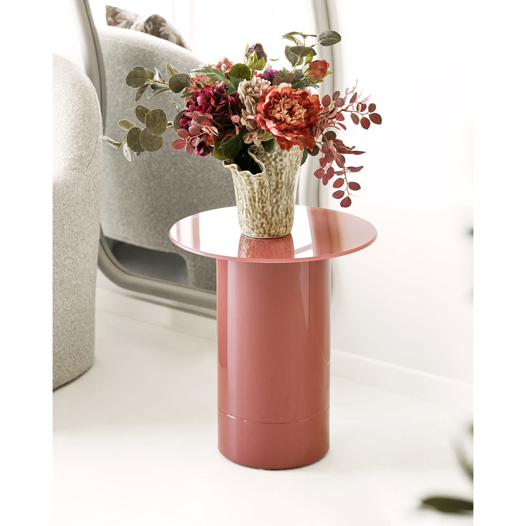 Florens Side Table - Warm Rose