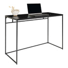 Vita Desk - Desk, black with black frame 100x45x75 cm
