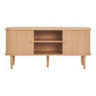 Nikko TV-bench - TV-bench, 2 doors, natural 113x40x52 cm