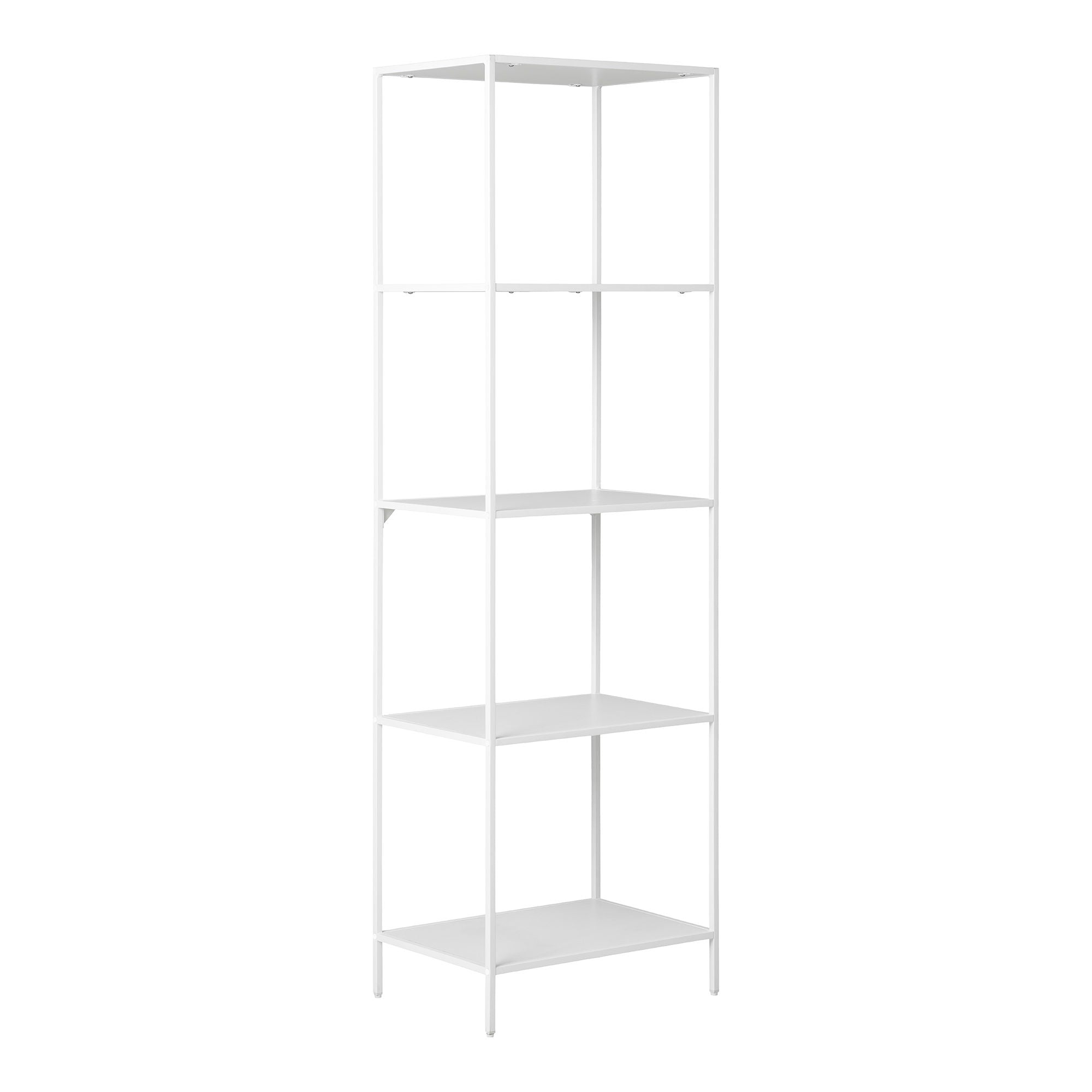 Vita Shelf - Shelf, 5 shelves, white frame 51x35x170 cm