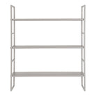 Beja Shelves - Shelves, steel, cool grey, 3 shelves 48x17x55 cm