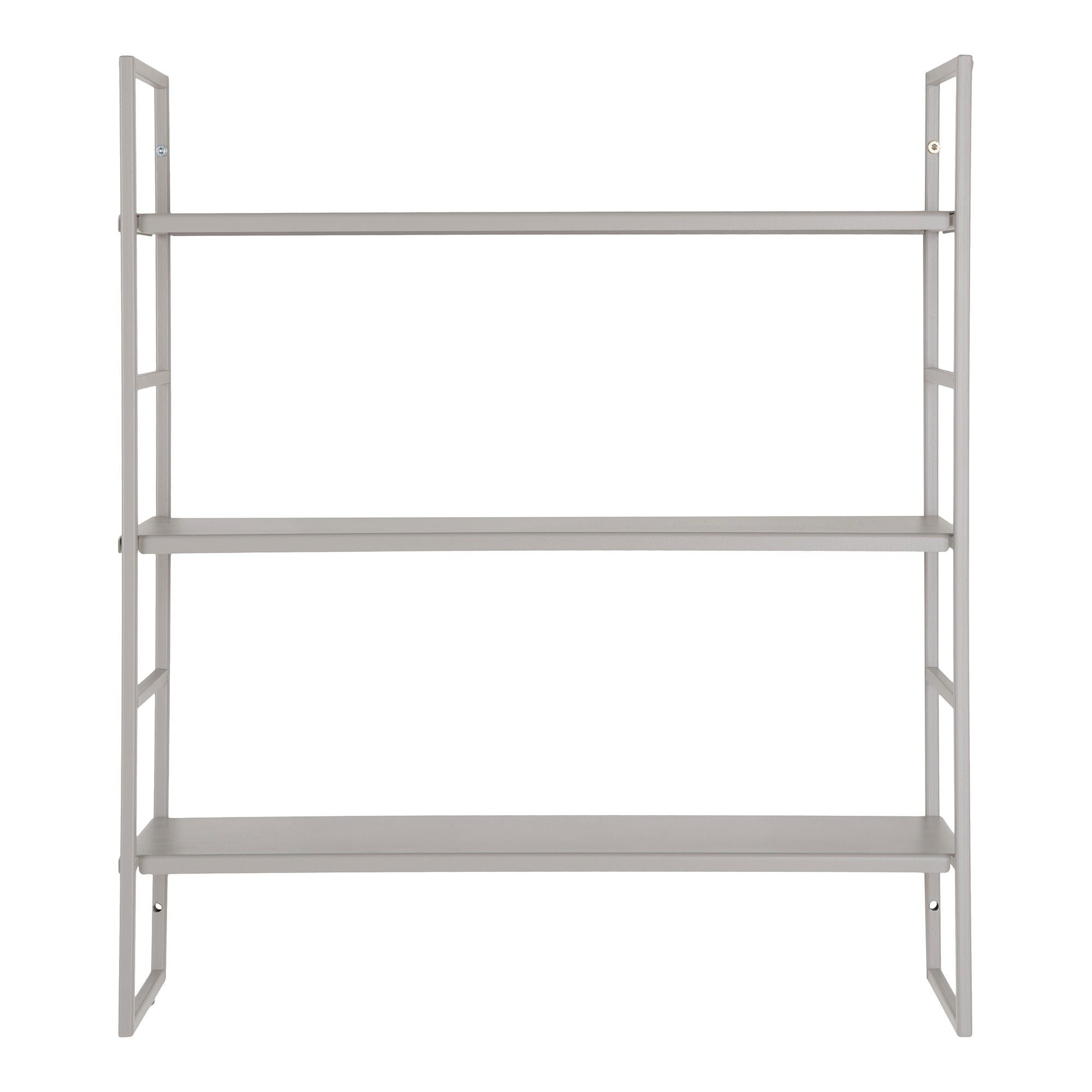 Beja Shelves - Shelves, steel, cool grey, 3 shelves 48x17x55 cm
