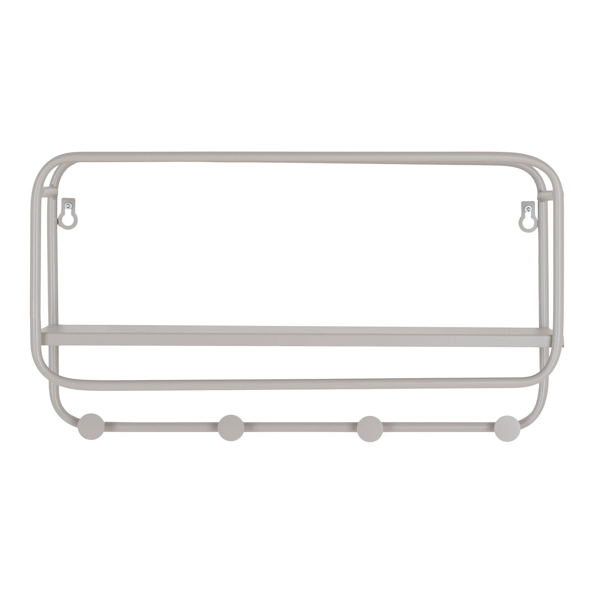Feira Hat Shelf - Hat Shelf, steel, cool grey 45x15x25 cm