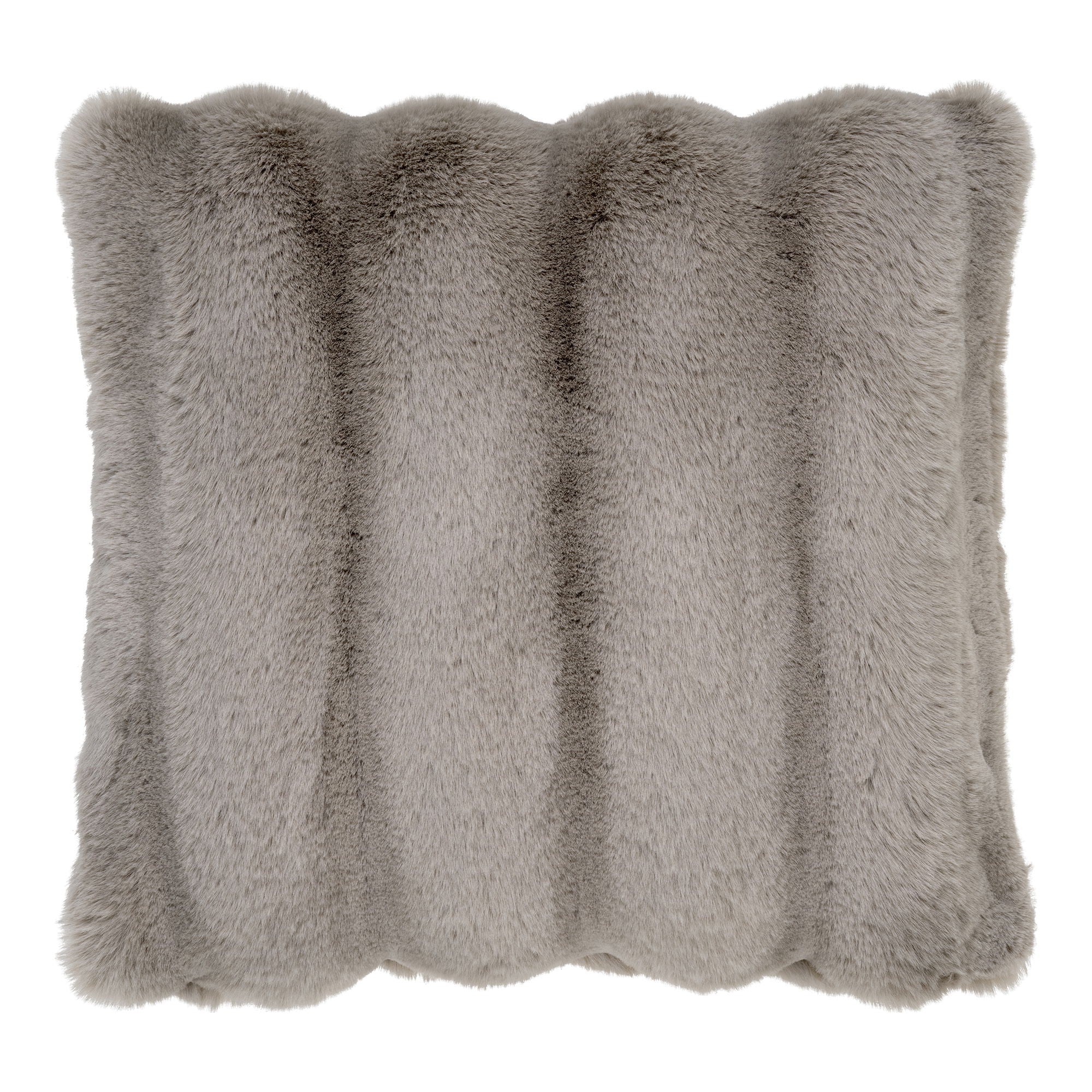 Galena Cushion - Cushion, artificial fur, beige 45x45 cm