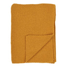 Santos Plaid - Plaid, recycled cotton, ochre 130x170 cm