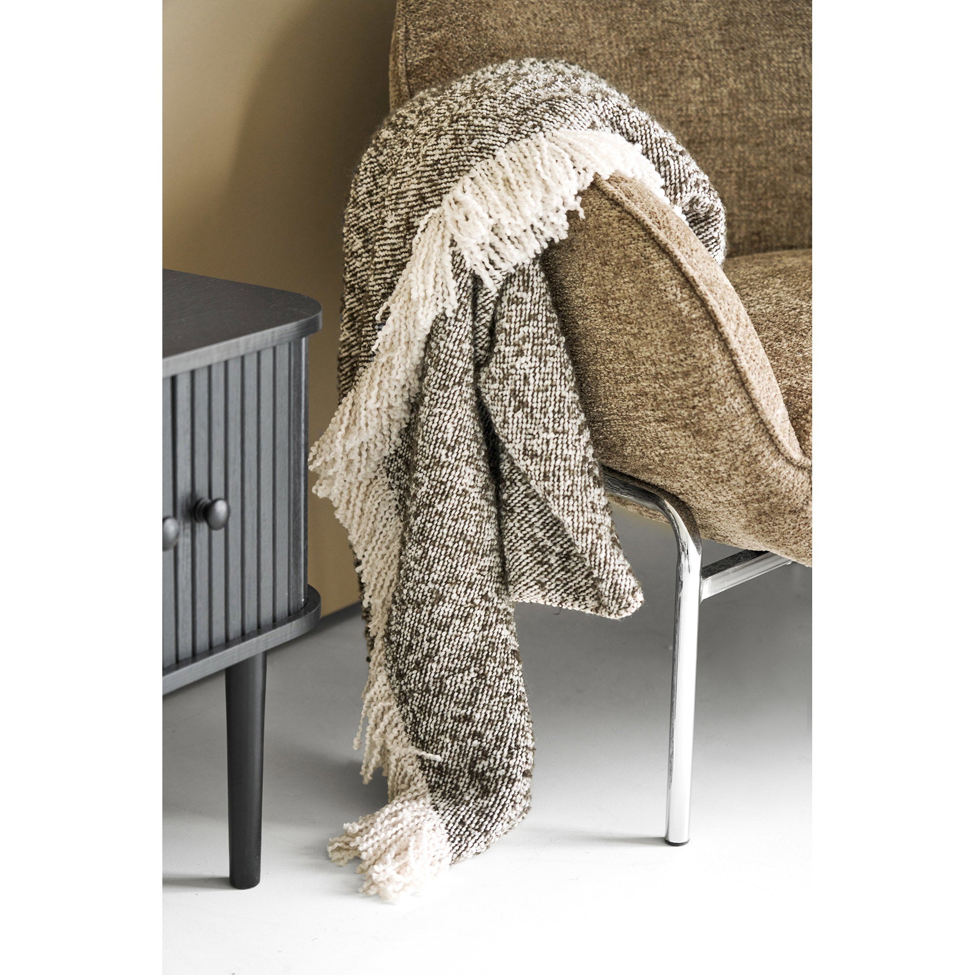 Sira Plaid - Beige / Brown