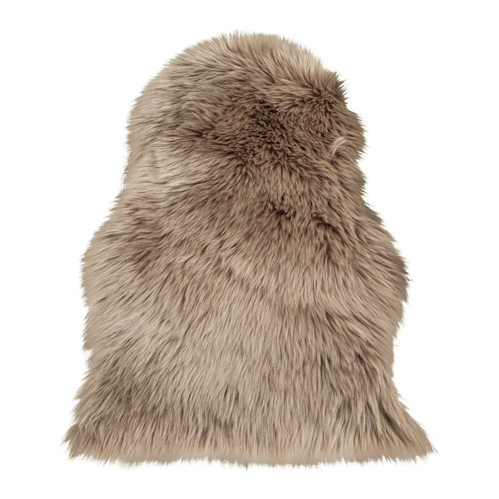 Lambskin Artificial - Lambskin Artificial,, mushroom, 50x85 cm