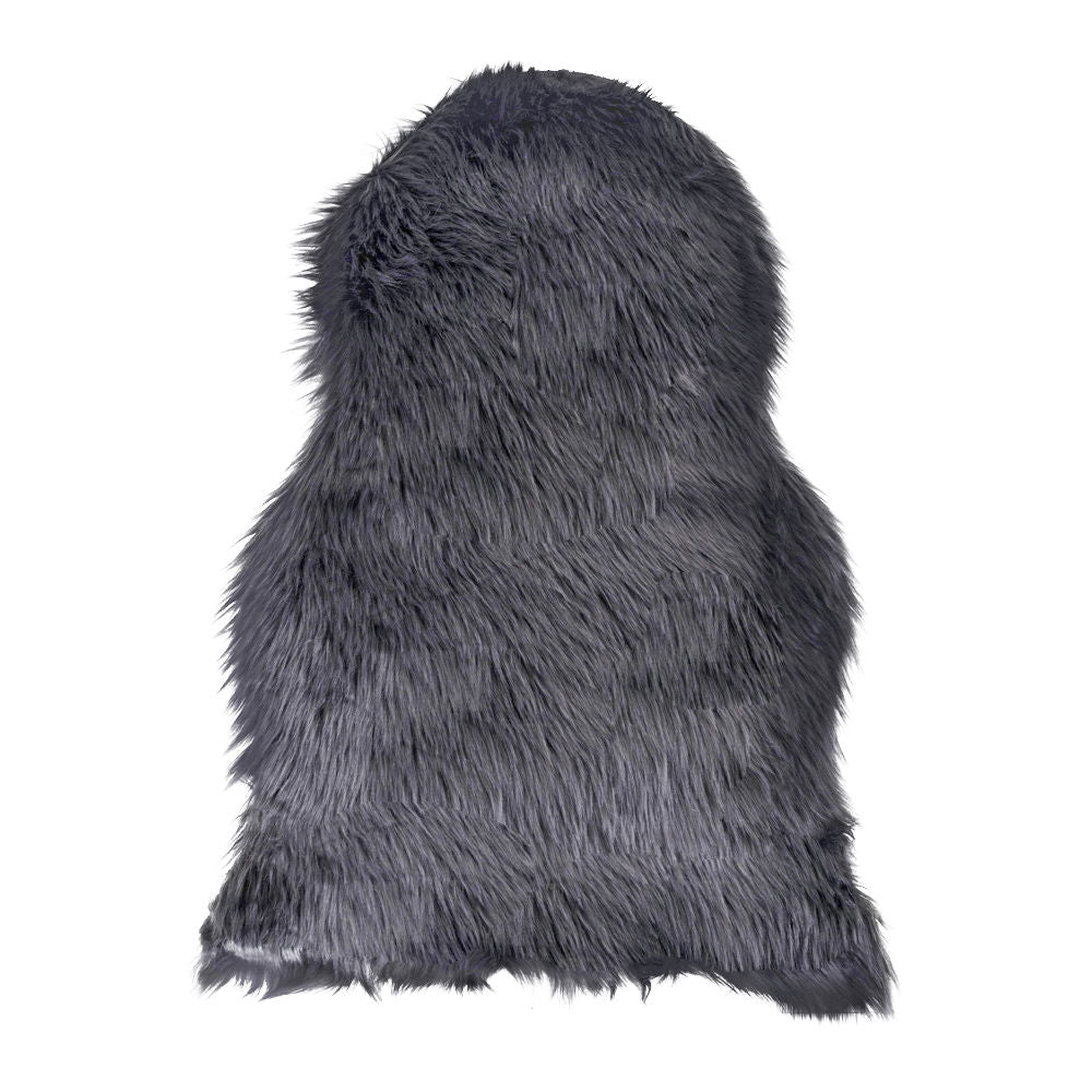 Lambskin Artificial - Lambskin Artificial, grey, 50x85 cm