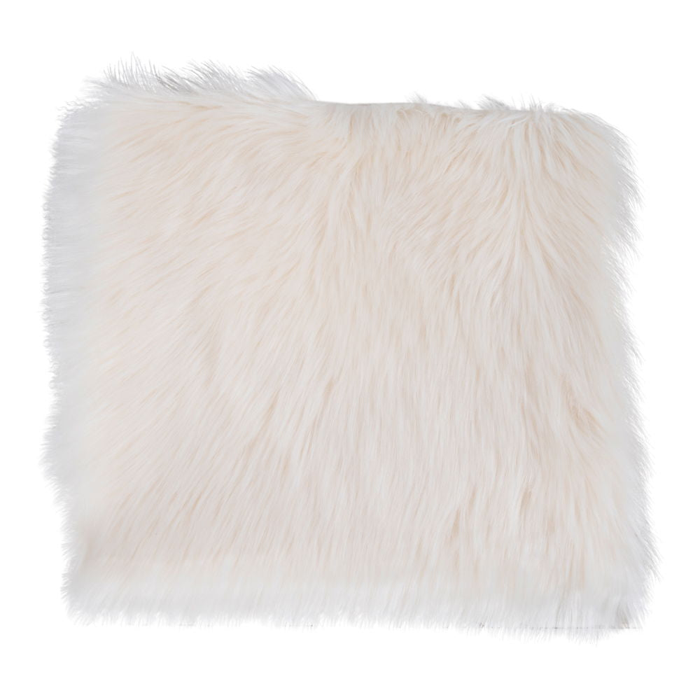 Lambskin Seat Artificial - Lambskin Seat Artificial, ivory, 40x40 cm