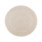 Menorca rug - Rug, 100% recycled plastic, sand ø120 cm