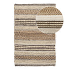 Morena Doormat - Doormat, hand woven, nature/grey 60x90 cm