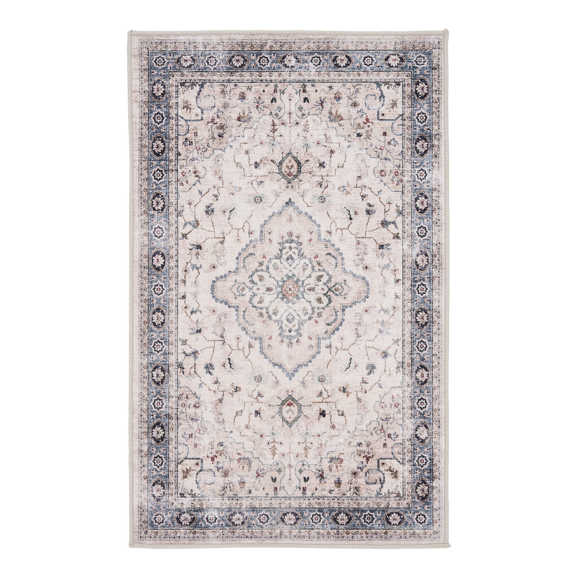 Havana Doormat - Off white/Beige/Dusty blue