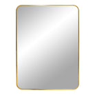 Madrid Mirror - Mirror, aluminium, brass look, 50x70 cm