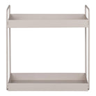 Rabo Standing Double Shelf - Standing Double Shelf, steel, sand, 2 shelves 30x15x31 cm