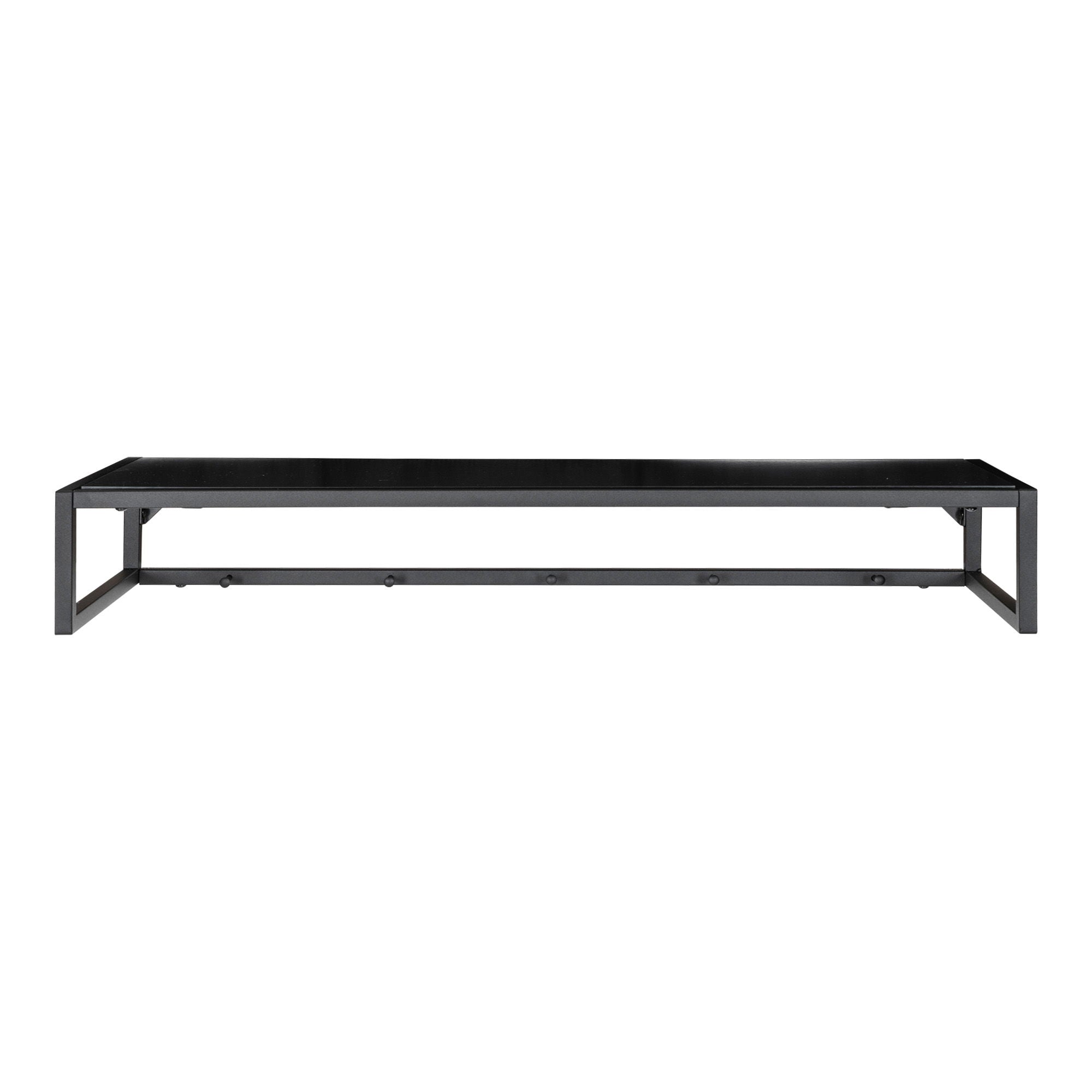 Vita Hat shelf - Hat shelf, black shelf, black frame 80x28 cm