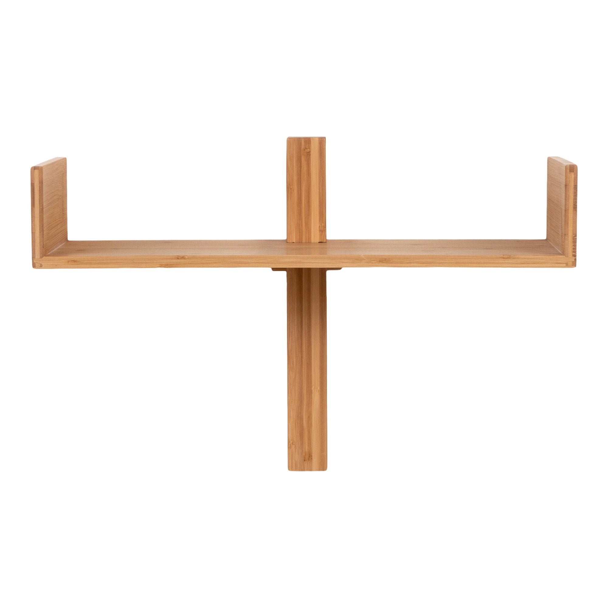 Villa Shelf - Wall shelf, bamboo, nature 50x36 cm