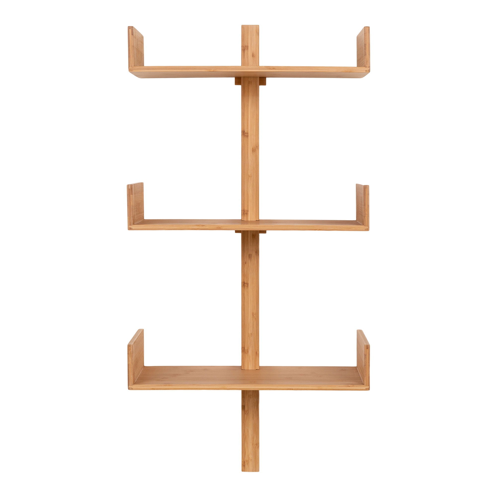 Villa Shelf - Wall shelf, bamboo, nature 50x102 cm