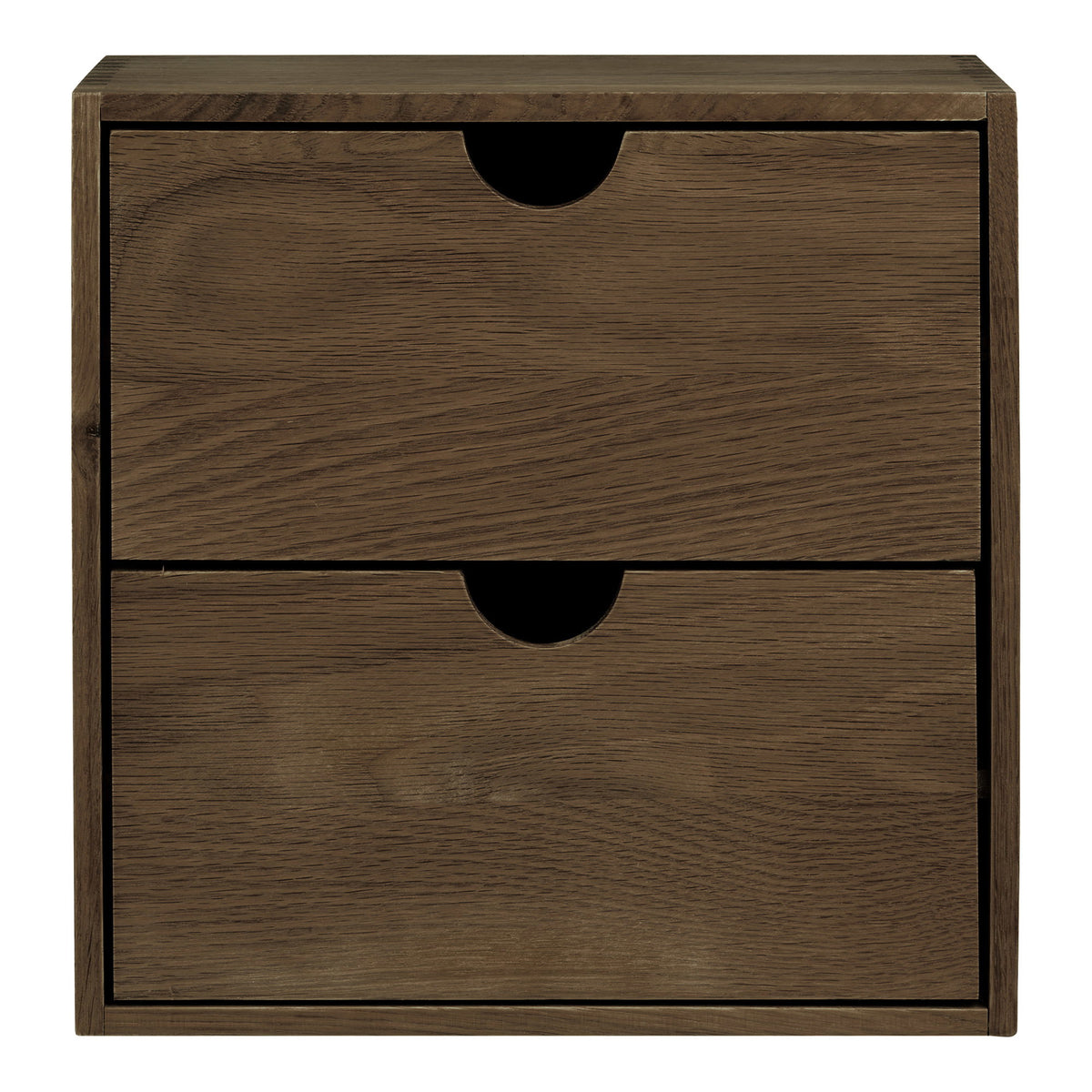 Townsville Wall Shelf with drawers - Dark Brown